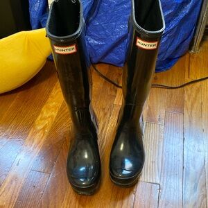 hunter original tall rain boots